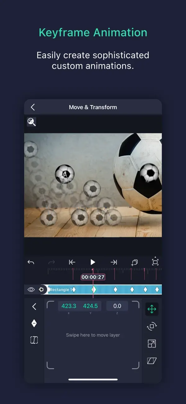Alight Motion iOS Keyframe