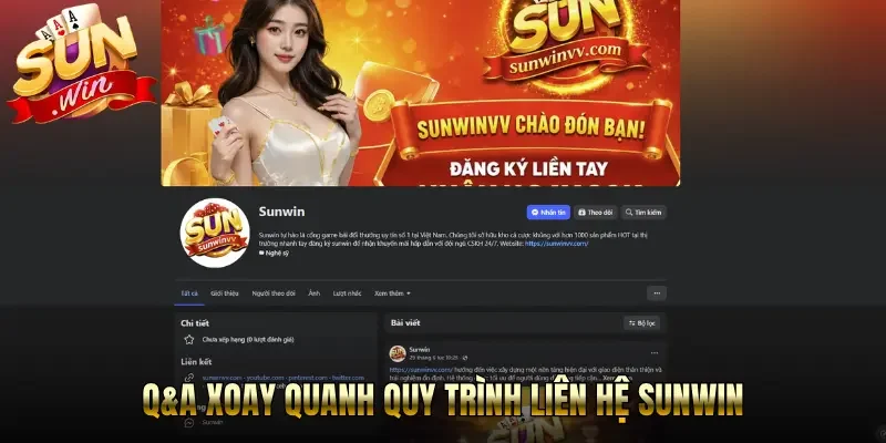 Q&A xoay quanh quy trình liên hệ Sunwin